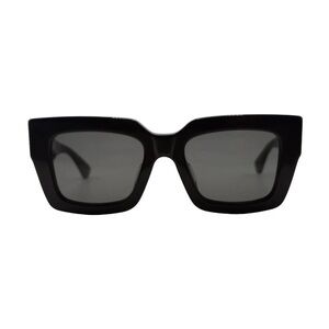 Bottega Veneta Ventura Sunglasses BV8310 Black Square Made in Italy